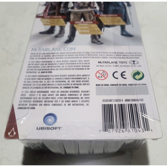 NEW Assassin's Creed EAGLE Eye Vision Arno Dorian Action Rare Figure 2015 NIB - Picture 8 of 12